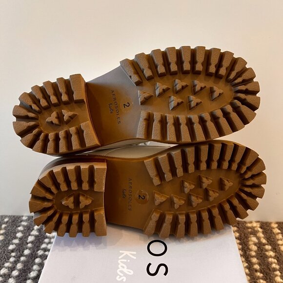 Aerosoles Big Girl's Franca Oxford Shoes Size 2 Kids White NIB Platform Preppy - Picture 5 of 5